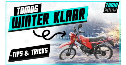 Met jouw Tomos veilig het winterseizoen in | Onderhoud en rijtips